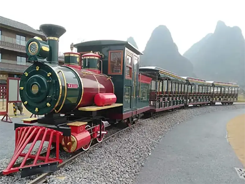 light steel rail used for scenic area tourist trains