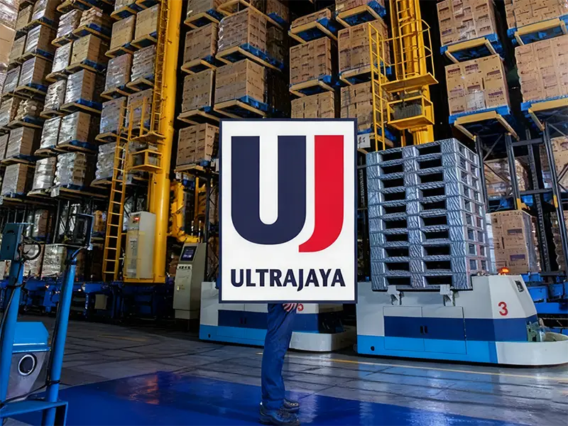 ultrajaya warehouse rail system