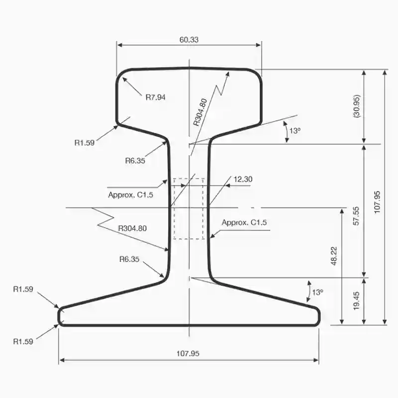 GB-30kg-rail-dimensions