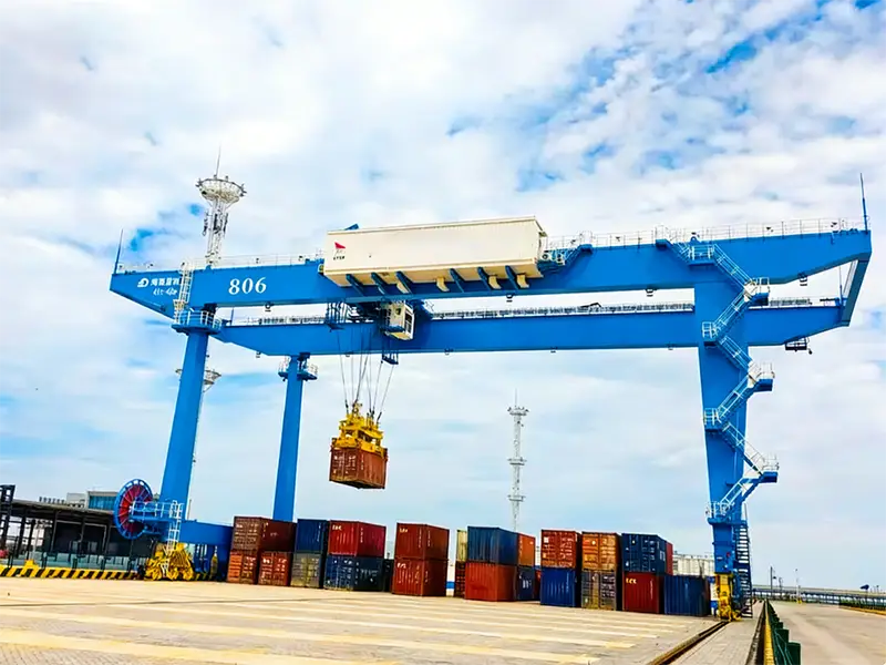 crane rail wear in ports