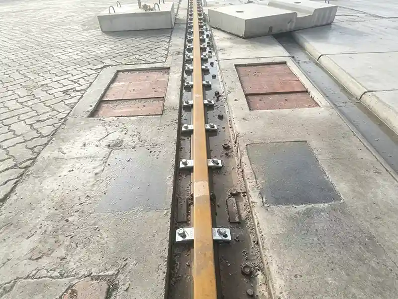 crane rail system installation