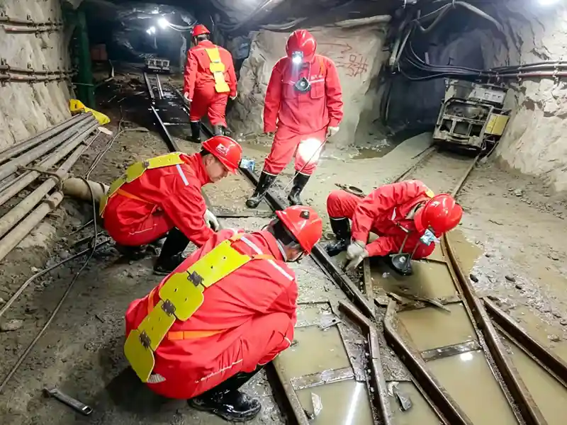 mining turnout installation