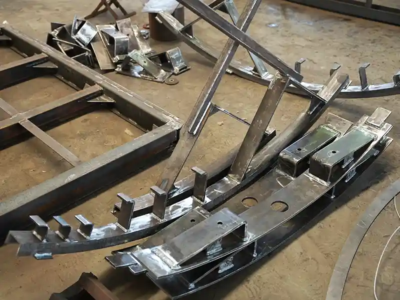 steel structure tunnel walkway