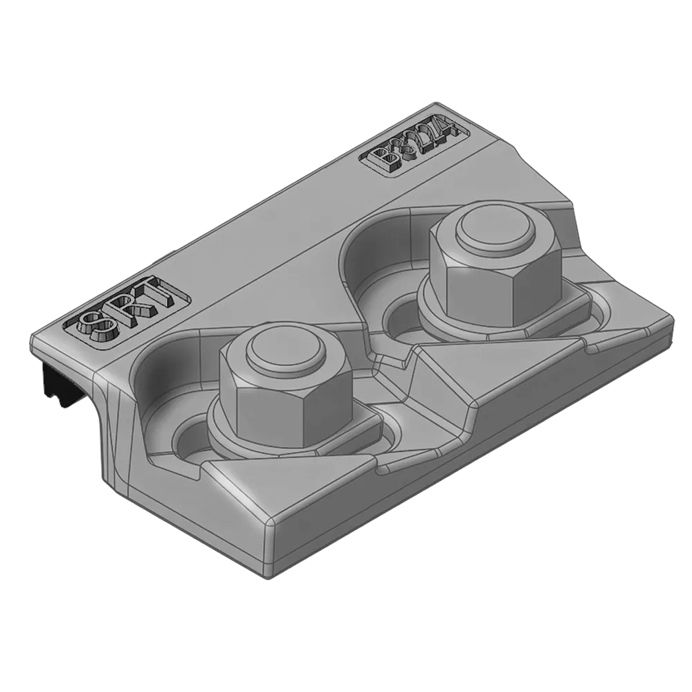 3224 double bolts clip