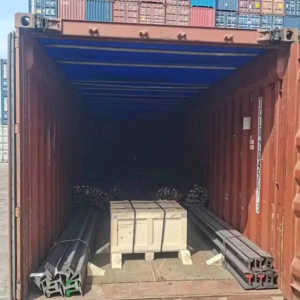 38kg rail in 20ft container