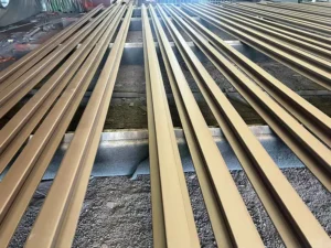 A100 crane rail replacement for Singapore shipyard