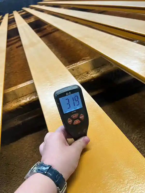 A65 coating thickness measurement