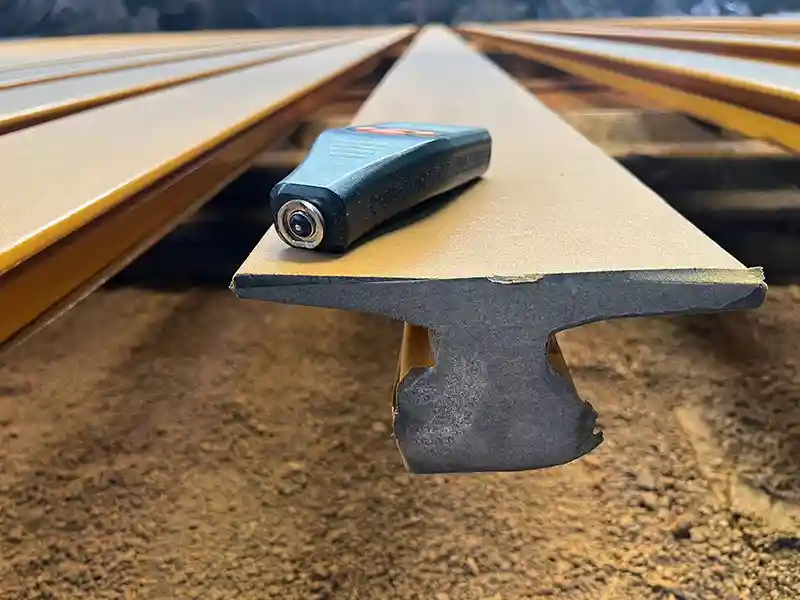 A65 rail cross section uncoated