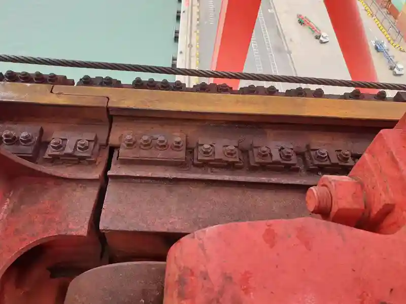 A65 rail for port machinery