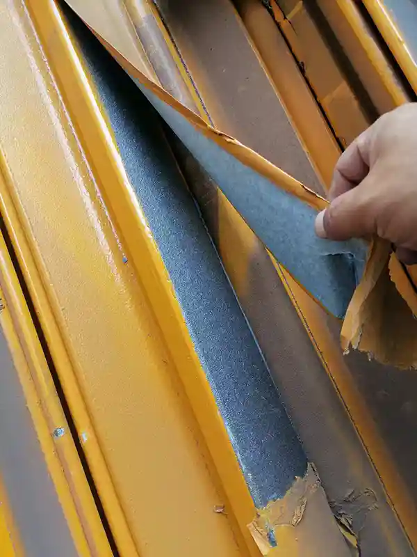 A65 rail head left uncoated