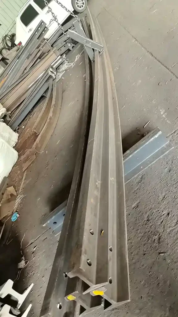 ASCE60 crane rail vertical bending for conveyor project