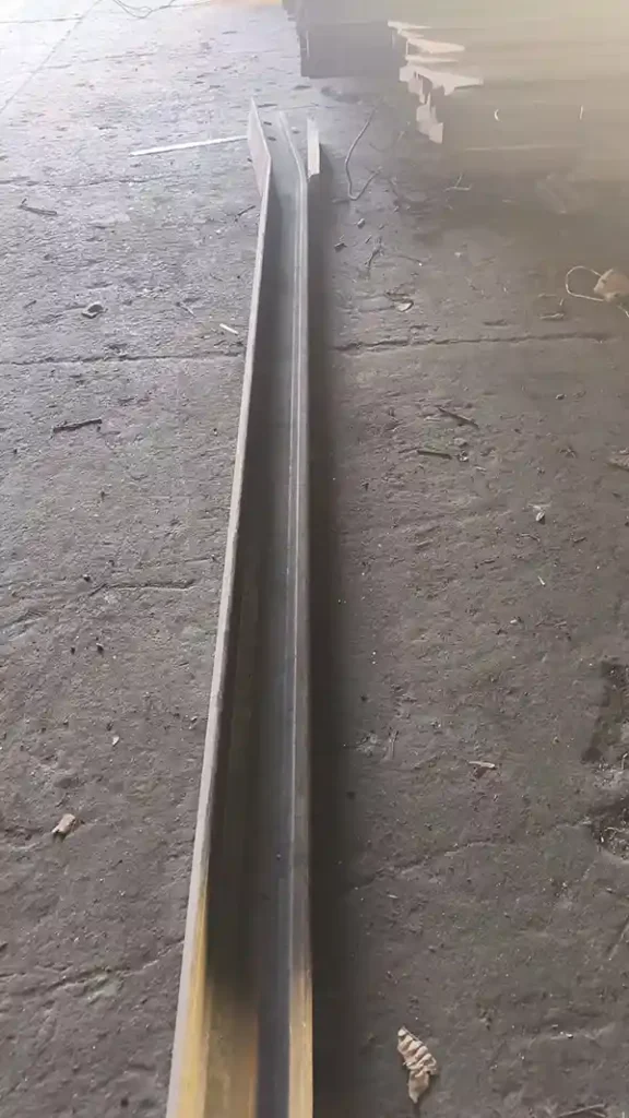ASCE60 rail vertical bending