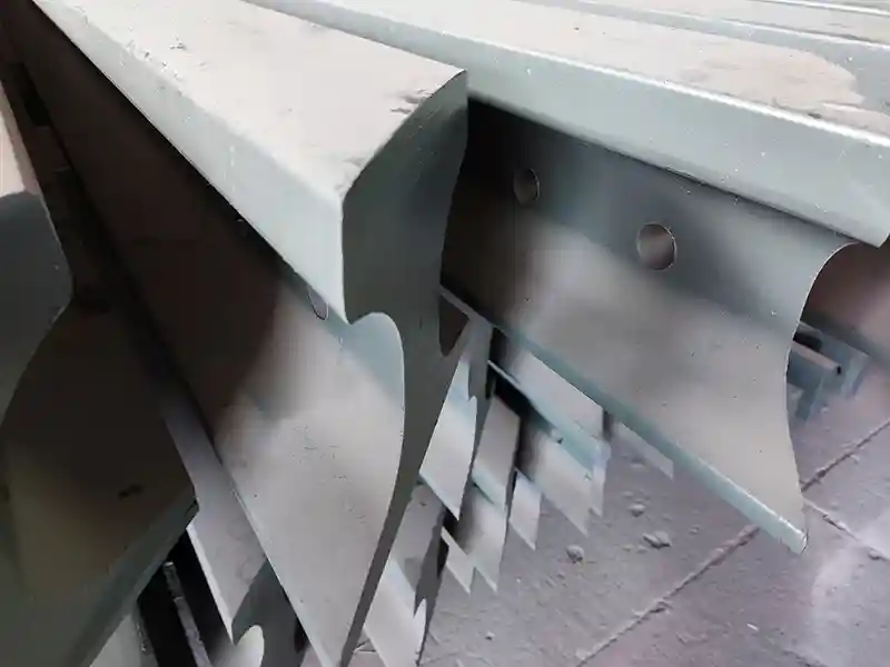 Bevel Cutting and Drilling for QU Crane Rails