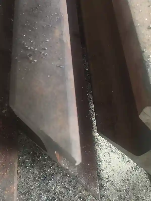 Close-up image of burr removal