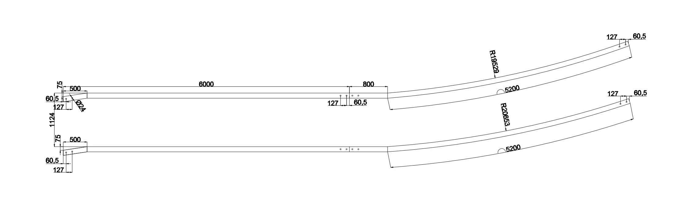 Final bending drawing approved by customer