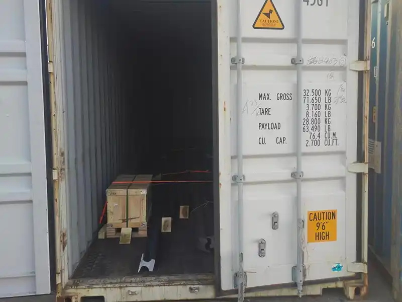 QU70 Crane Rails Prepared for Shipment