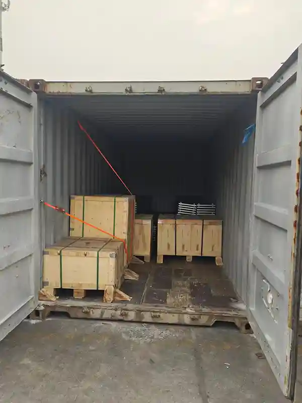 Rail Clips & Rubber Pads & Bolts in the Wooden Box