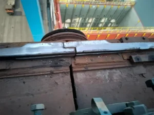 Rail Joint Condition in an Aging Trolley Rail System