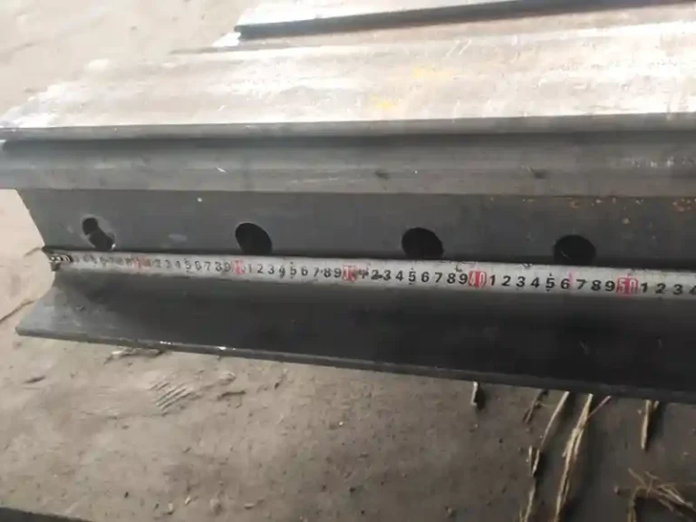 Rail Web Drilling