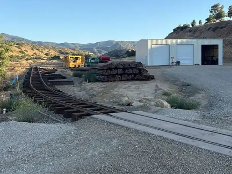 Water Well Drilling Rail System in California