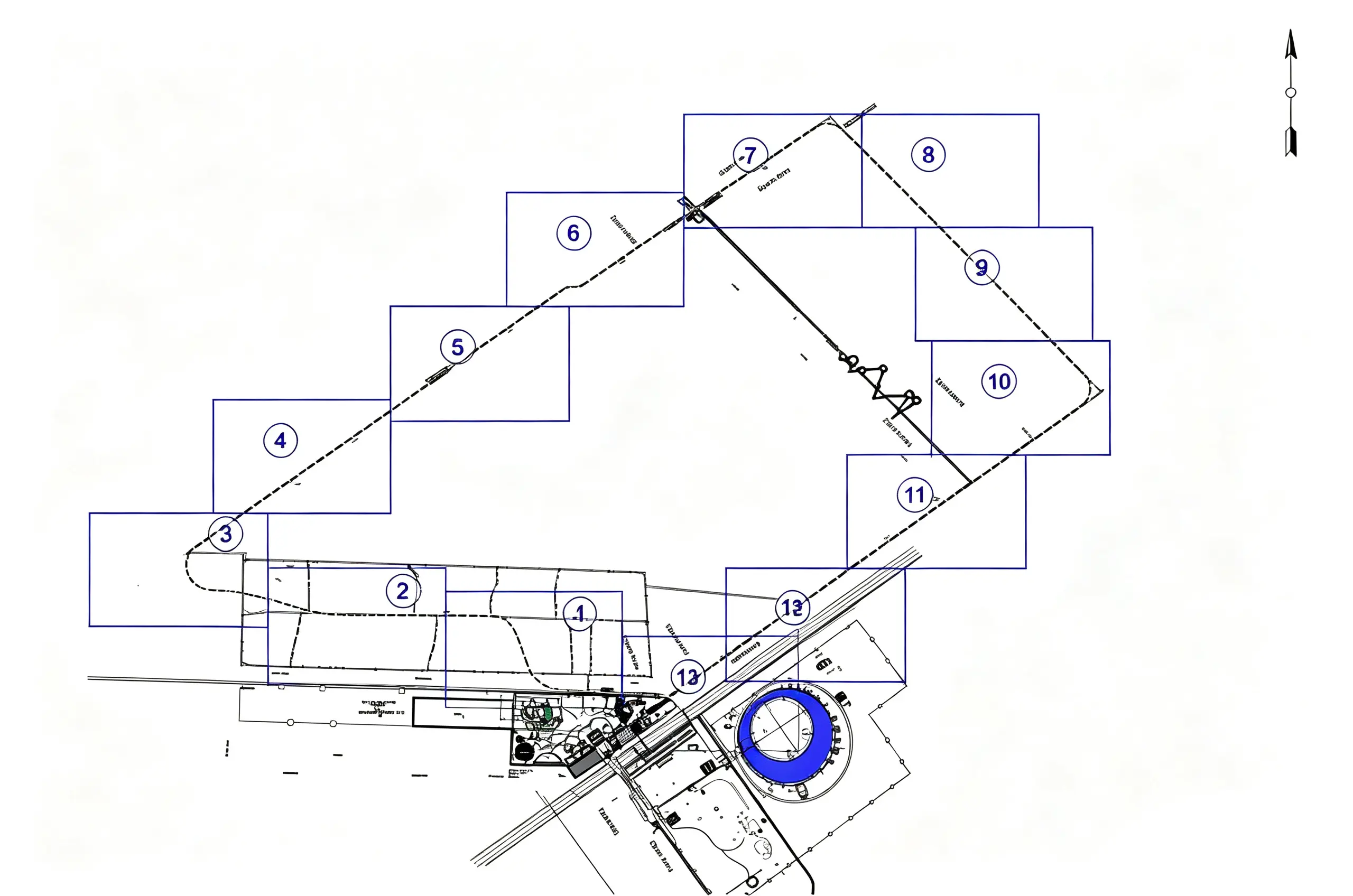 changa manga eco tourism park tourist train track layout design drawing Pakistan