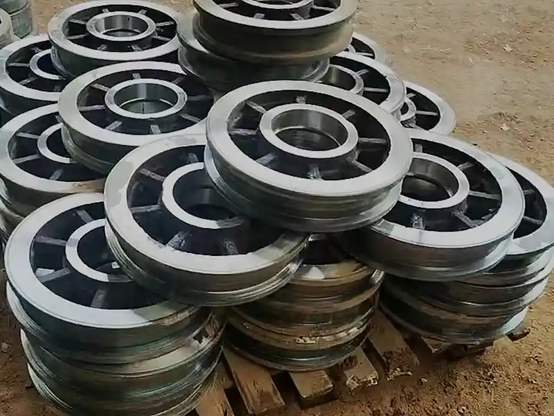 heavy-duty bogie wheels