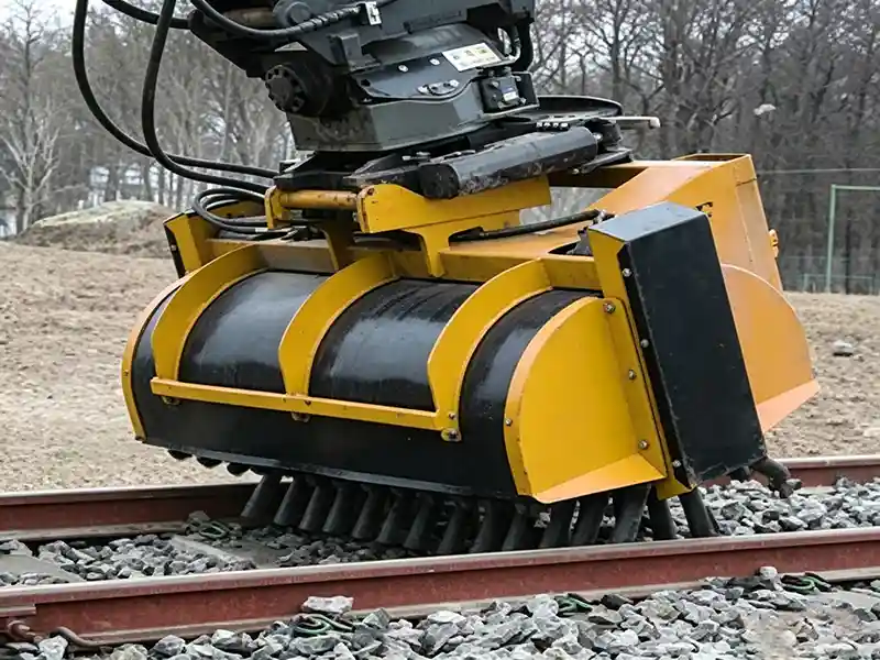 rail sweeper on Iron Ore site
